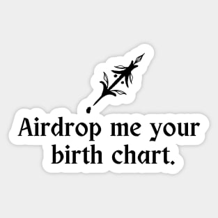 Sagittarius Symbol - Airdrop Me Your Birth Chart Sticker